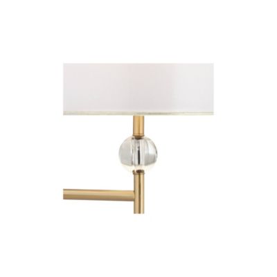 Kohle Modern Swing Arm Wall Lamp Polished Brass Plug-in Light Fixture White Inner Sheer Outer Drum Shade for Bedroom Bedside House