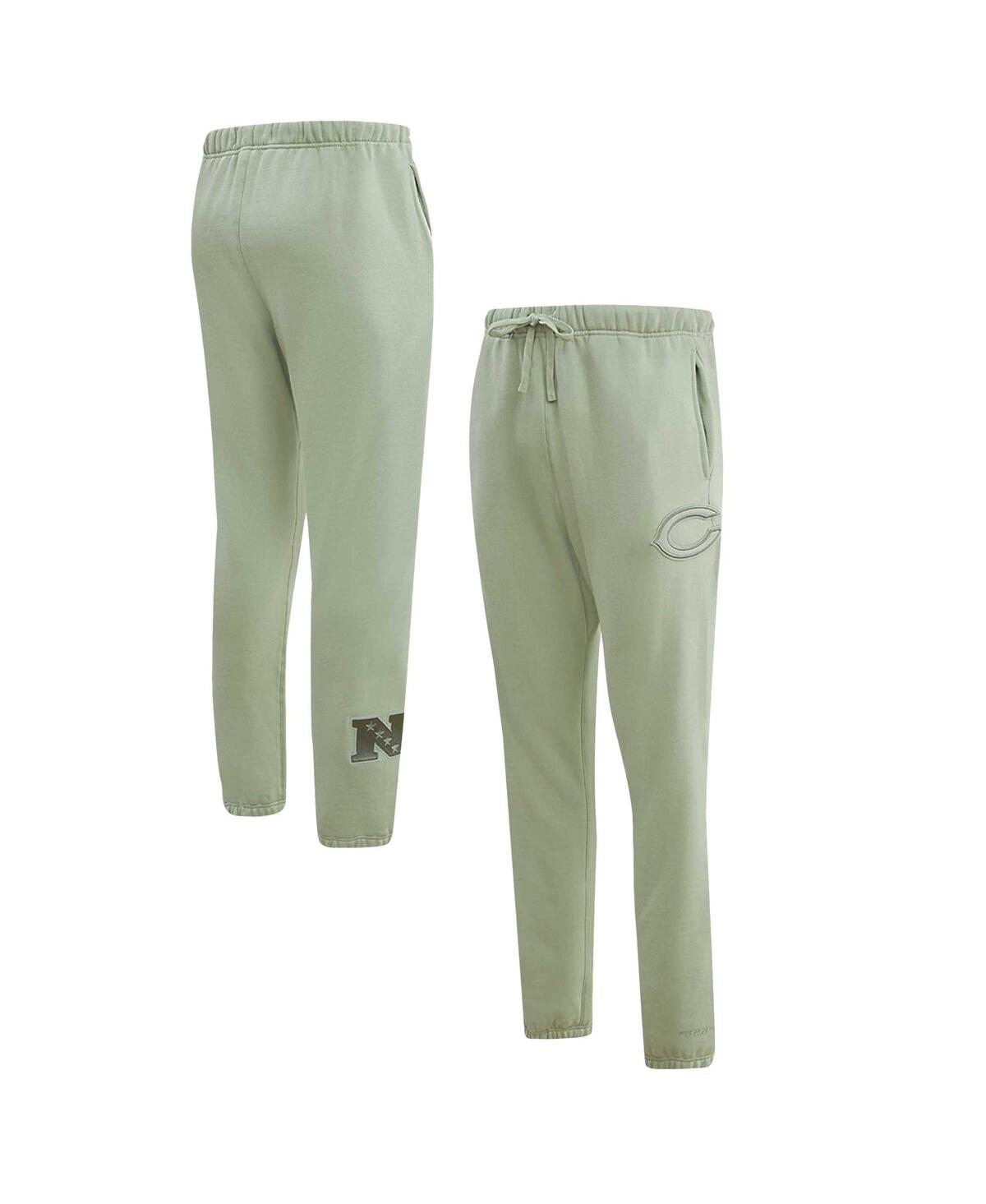 Freeze Max Men's Pro Standard Light Green Chicago Bears Neutral Fleece Sweatpants