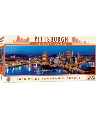 Masterpieces Pittsburgh 1000 Piece Panoramic Jigsaw Puzzle for Adults ...