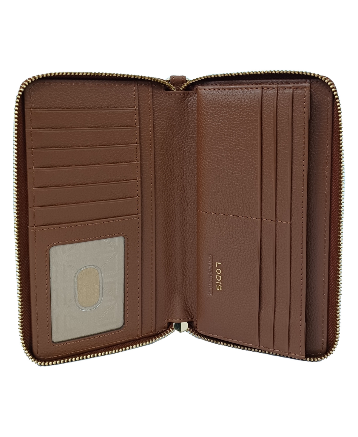 Lodis Stacey Zip Around Leather Wallet