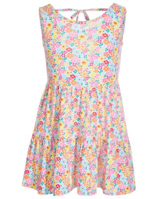Epic Threads - Toddler & Little Girls Ditsy Floral-Print Tank Dress