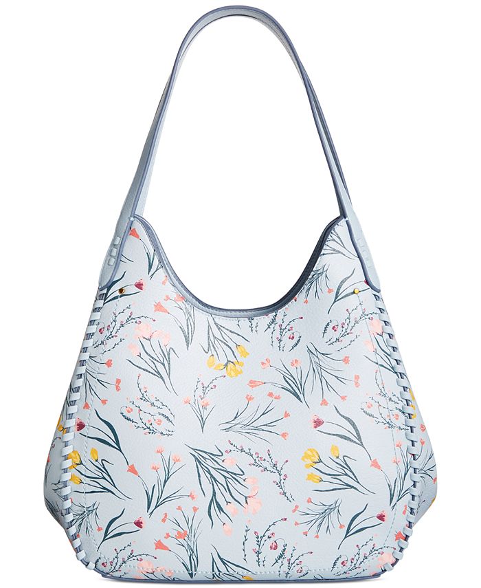 Style & Co Whip-Stitch Soft Printed 4-Poster Tote, Created for Macy's ...