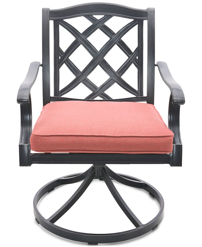 Agio Wythburn Mix and Match Lattice Outdoor Swivel Chair Macy's