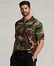 POLO RALPH LAUREN CUSTOM SLIM FIT CAMO POCKET T-SHIRT, Military green  Men's T-shirt