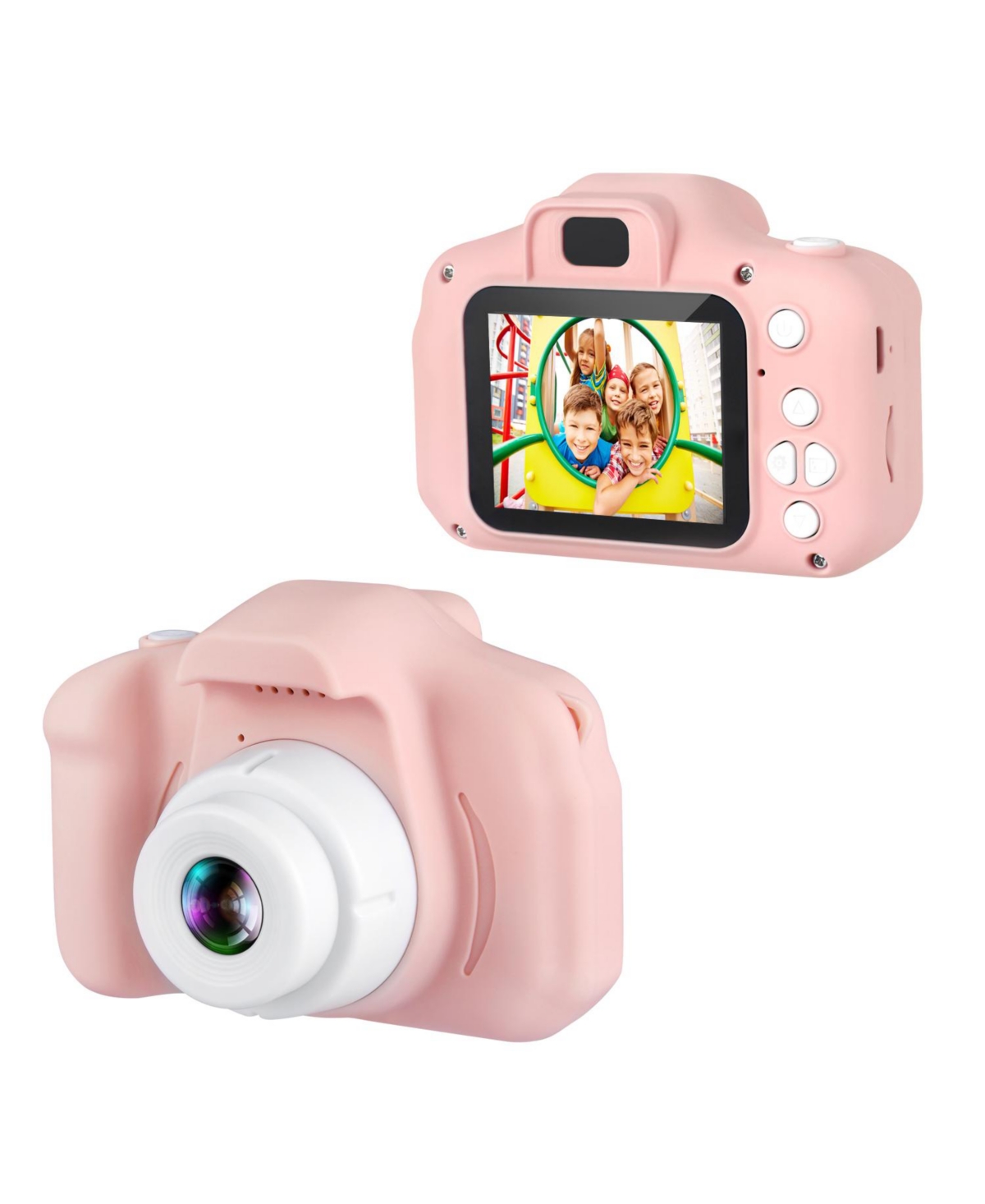Dartwood 1080p Digital Camera For Kids With 2" Color Display Screen And Micro-sd Card Slot In Pink