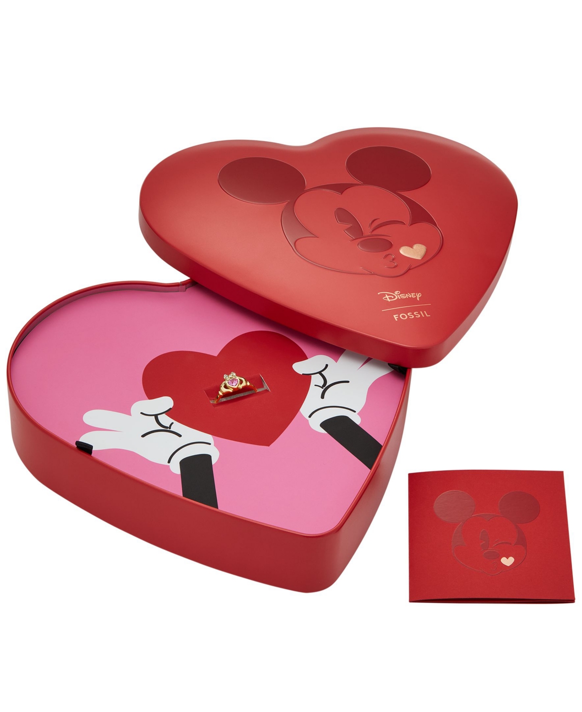 Fossil Women's Disney x Fossil Special Edition Gold-Tone Stainless Steel Signet Ring - Gold-Tone