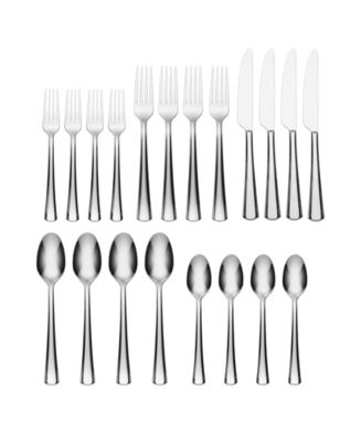 Oneida Bleeker 20 Piece Everyday Flatware Set, Service for 4 - Macy's