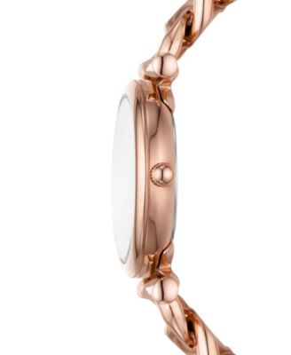 Women's Carlie Three-Hand Gold-Tone Stainless Steel Watch 28mm