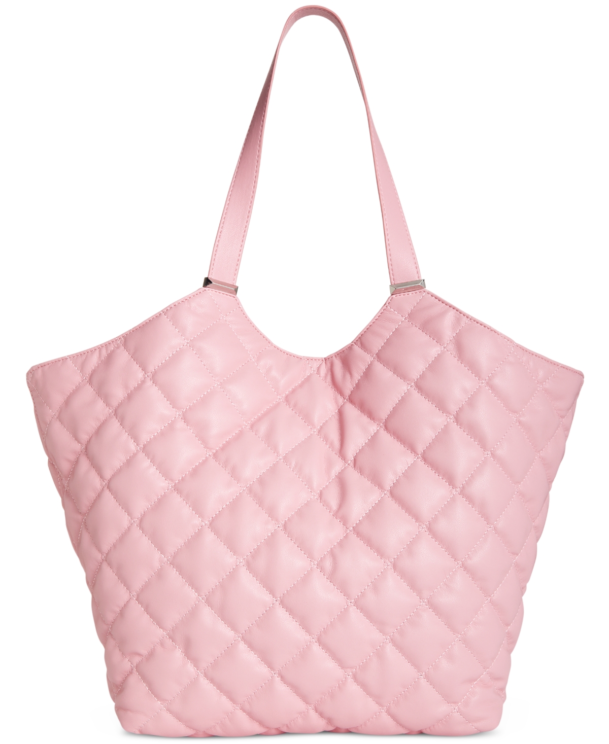 Shop Inc International Concepts Andria Quilted Extra Large Tote, Created For Macy's In Pink Quartz