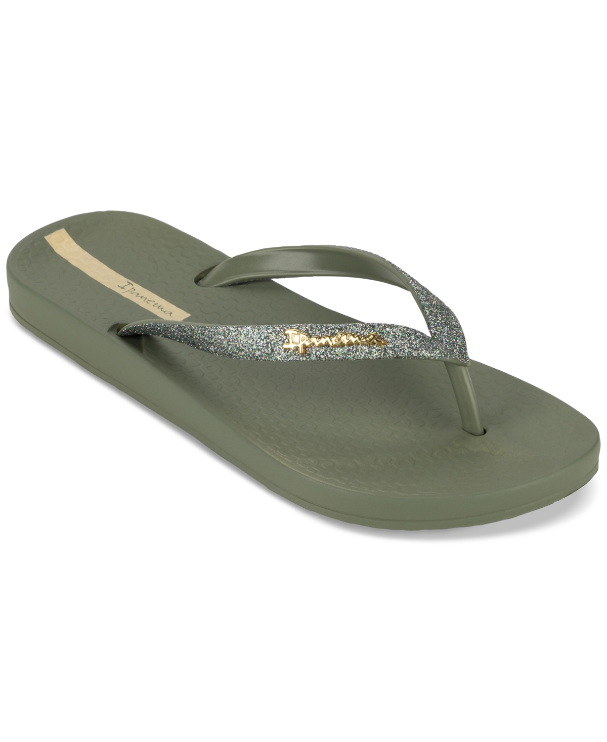 Women's Ana Sparkle Flip-flop Sandals - Beige, Beige