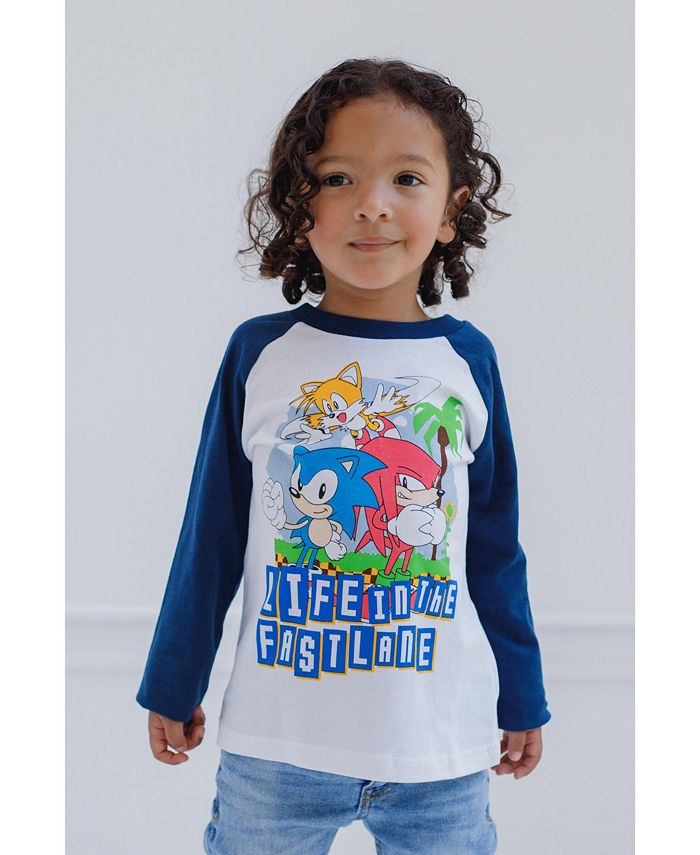 Sega Sonic The Hedgehog Tails Knuckles 2 Pack T Shirts Toddlerchild