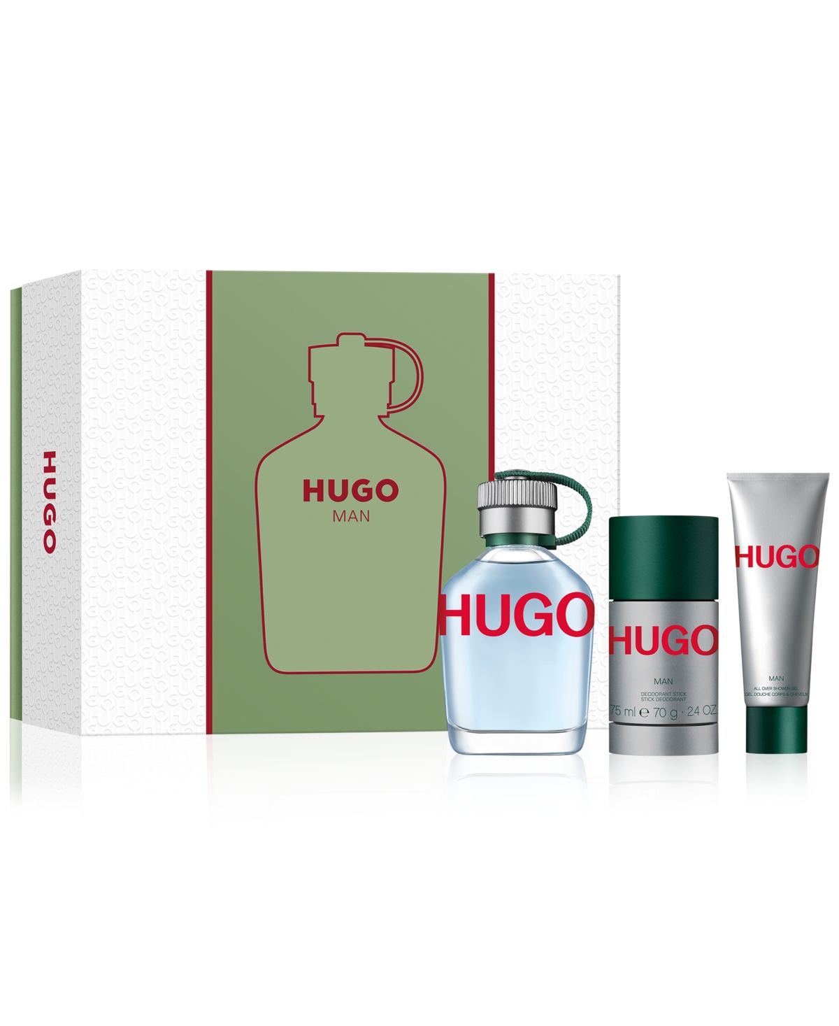Men's 3-Pc. Hugo Man Eau de Toilette Gift Set