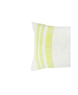 Morgan Citron Woven Luxury Premium Spring & Summer Rectangle Accent Pillow, 14" x 22"