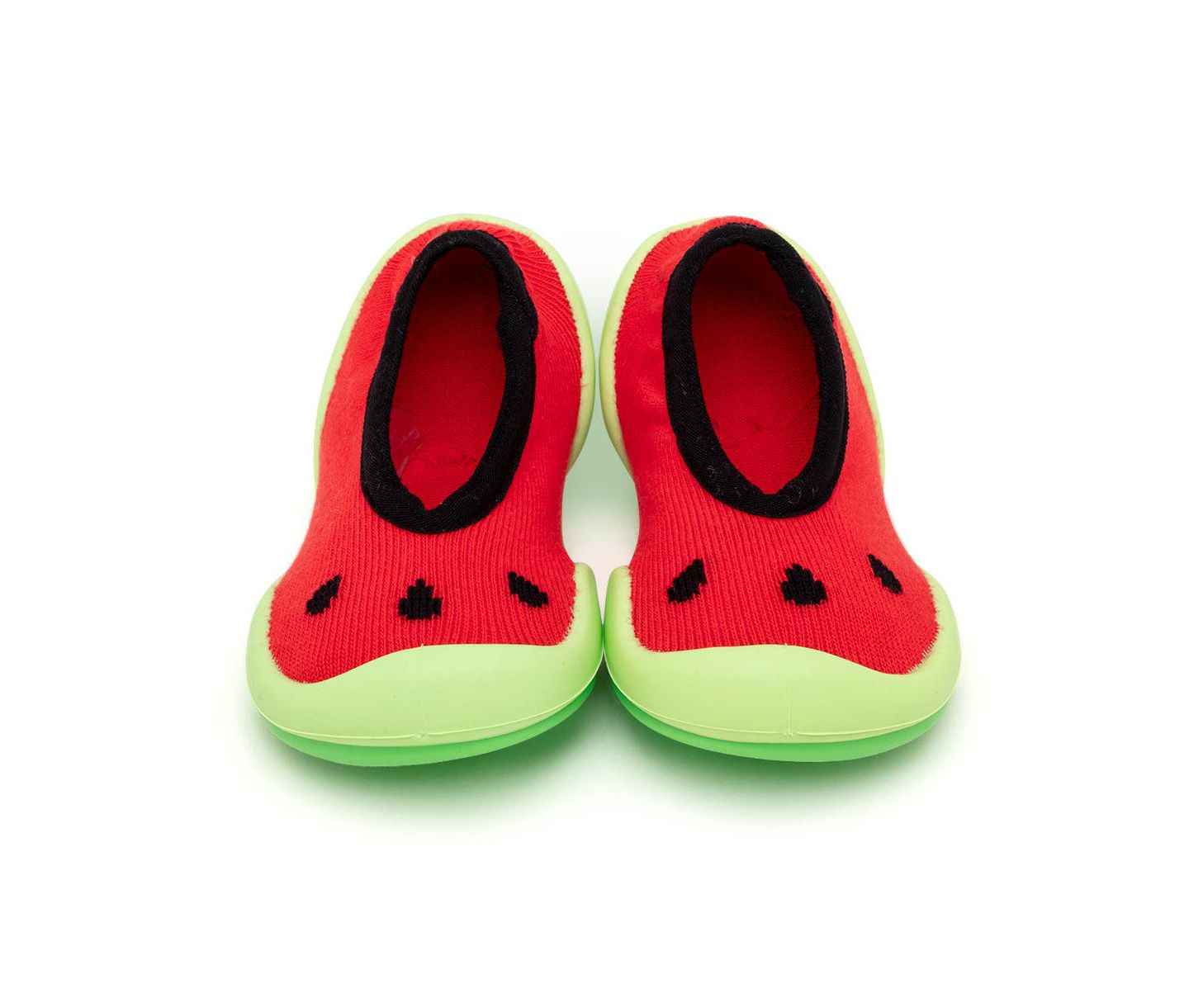 Обувь Komuello Girl First Walk Sock Shoes Flat Watermelon для мальчиков-малышей, цвет: Красный — фото 1