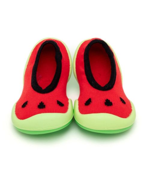 Обувь Komuello Girl First Walk Sock Shoes Flat Watermelon для мальчиков-малышей, цвет: Красный