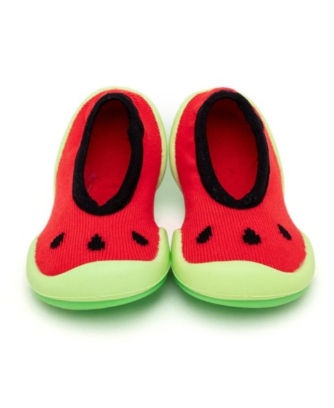 Детские Komuello Infant Boy Girl First Walk Sock Shoes Flat Watermelon