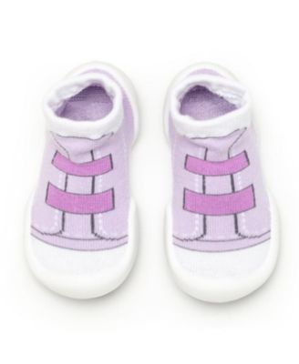 Komuello Infant Girl Breathable Washable Non Slip Sock Shoes Walker Violet Macy s