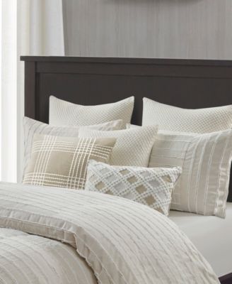 Essence Oversized Cotton Clipped Jacquard 8-Pc. Comforter Set, Queen