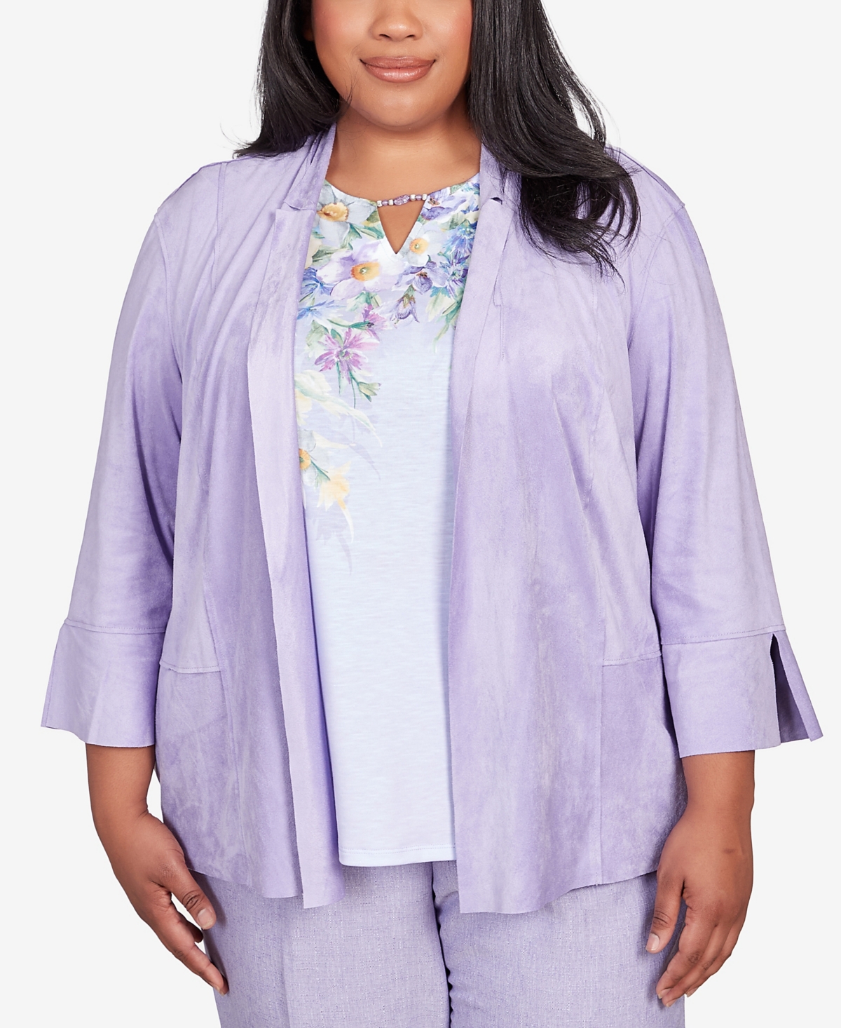 Alfred dunner jackets plus size top