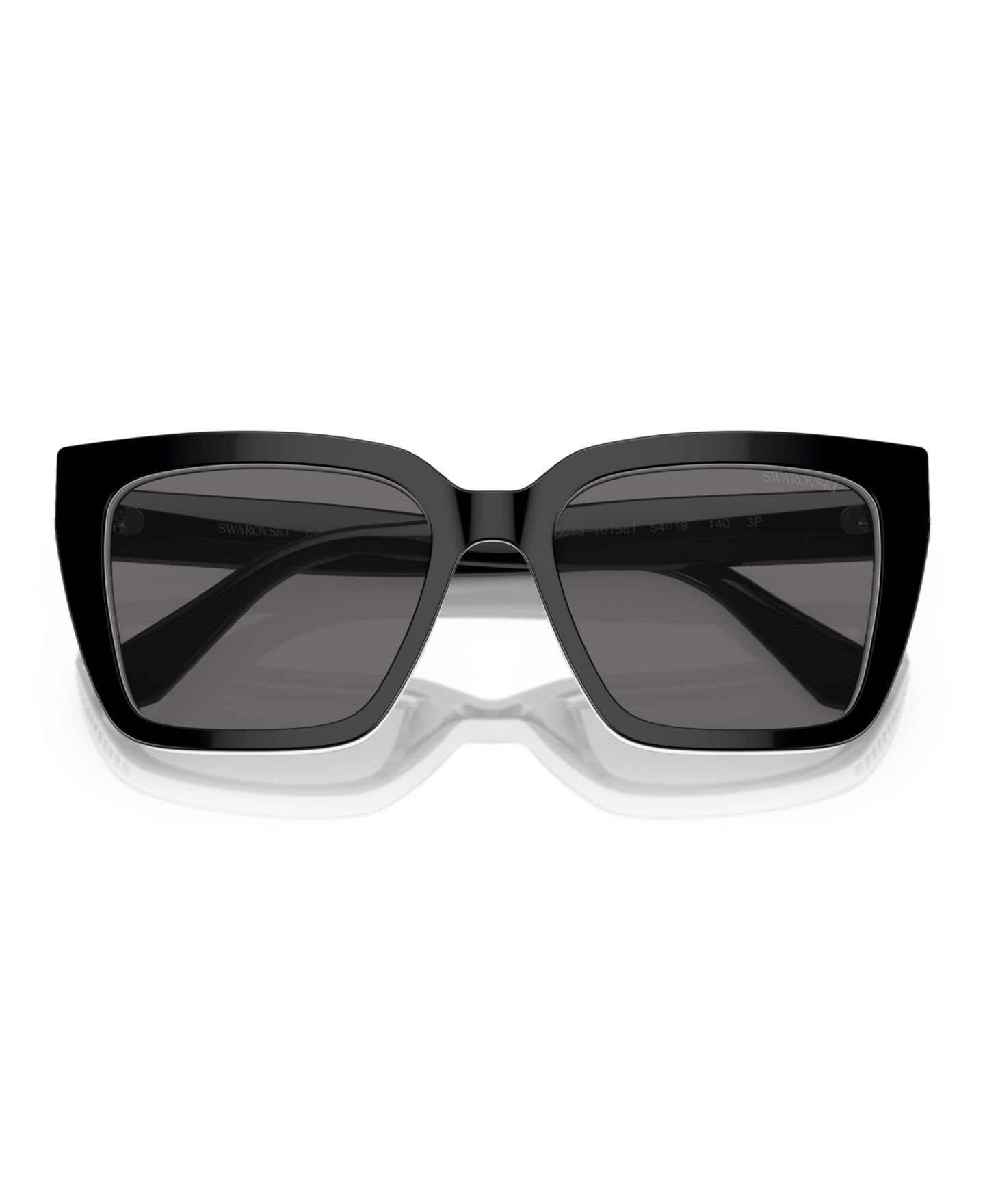 Женские солнцезащитные очки Swarovski Polarized Sunglasses, SK6013, цвет: Чёрный — фото 5