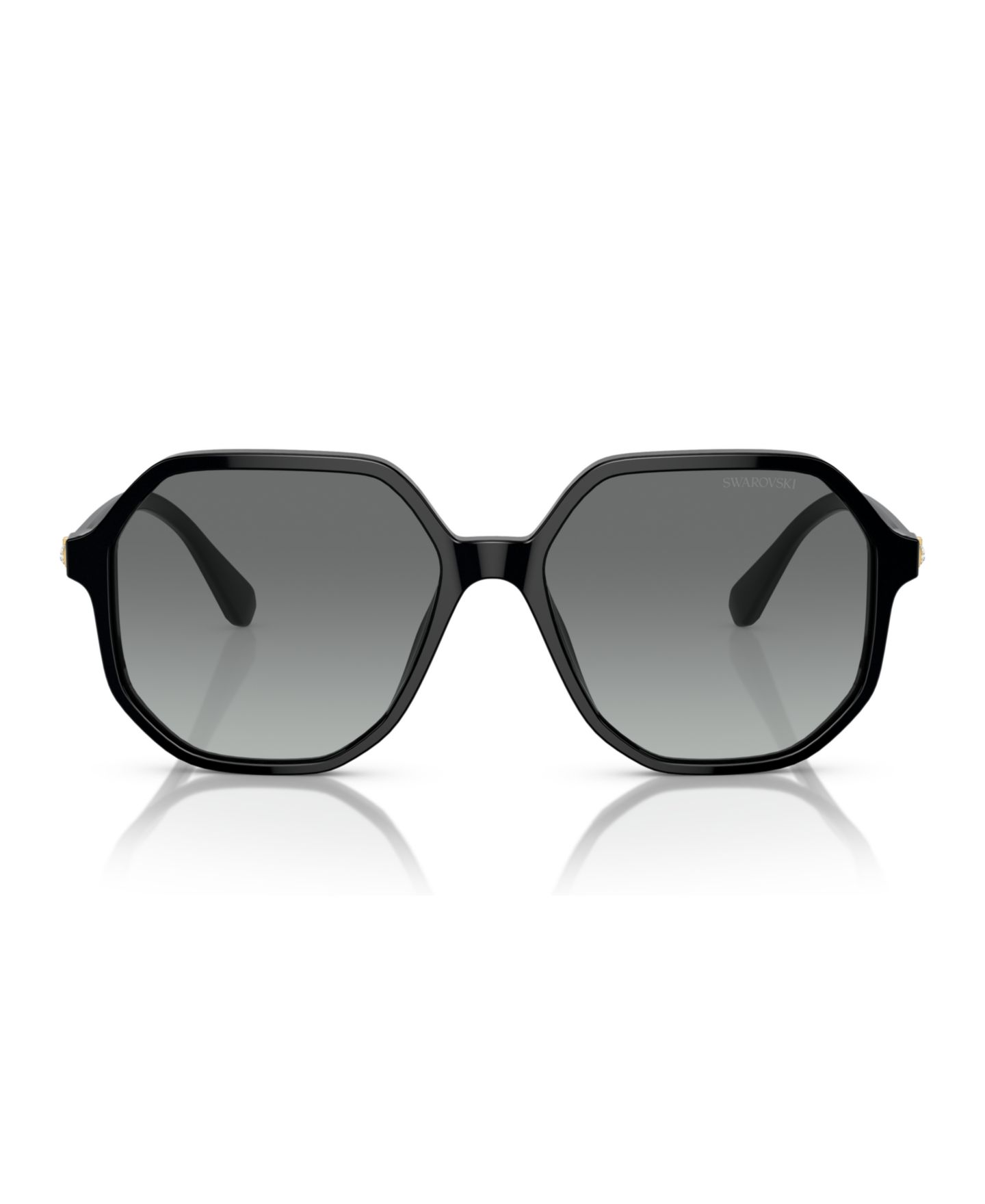 Женские солнцезащитные очки Swarovski Sunglasses, Gradient SK6003, цвет: Чёрный — фото 2