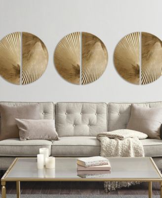 Radiant Half-Moon 2-Pc Metal Wall Decor Set