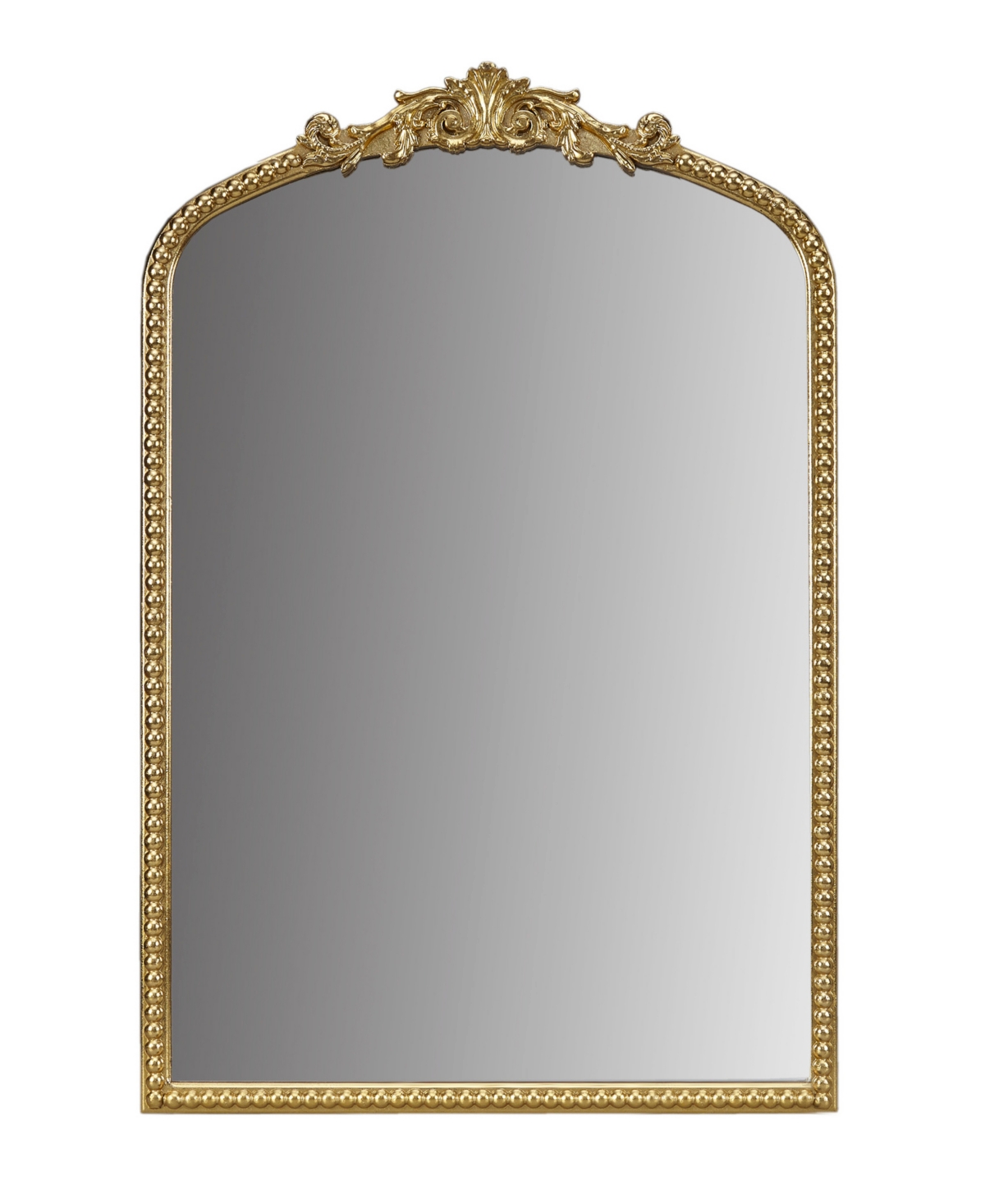 Lilbeth Beaded Arch Wall Decor Mirror - Gold
