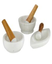 Kitcheniva Granite Mortar And Pestle With White Marble Finish, 1 pc - Fry's  Food Stores