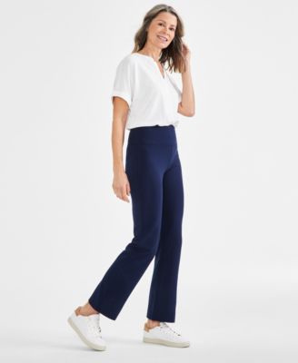 Petite High-Rise Bootcut Leggings, Created for Macy's 