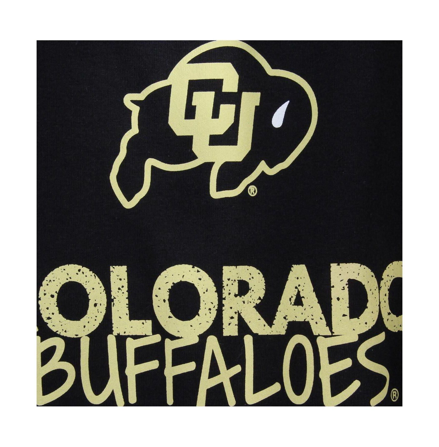 Футболка Two Feet Ahead Black Colorado Buffaloes Crew Neck для мальчиков — фото 2