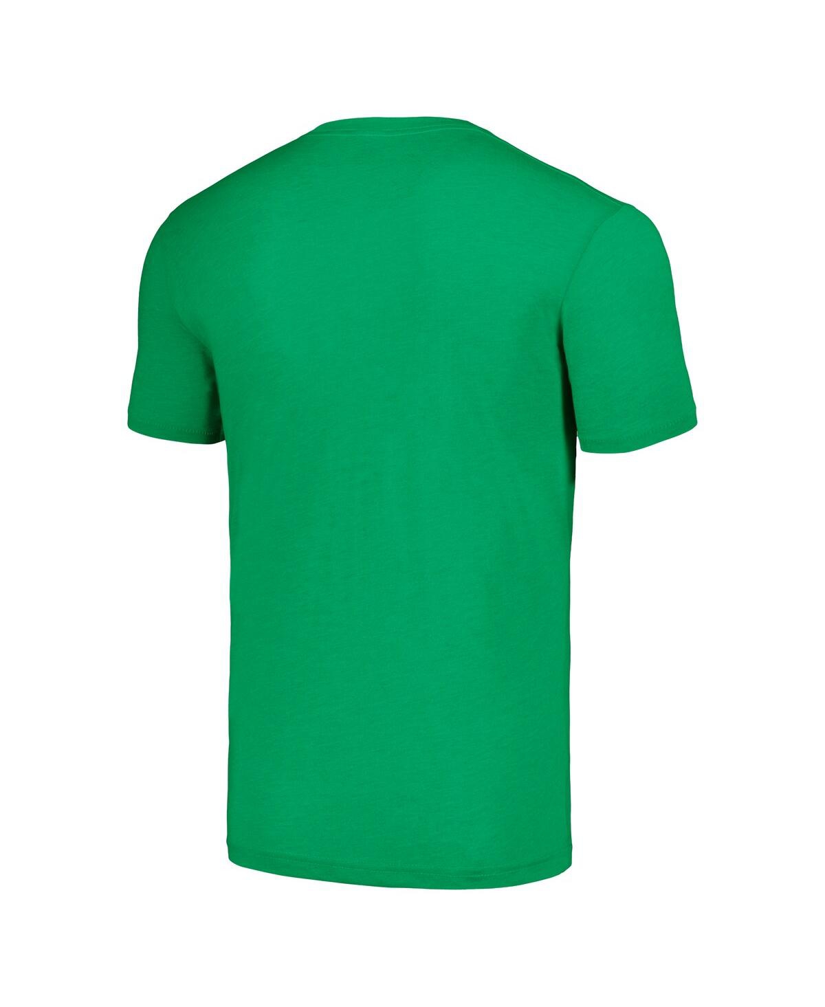 Shop Homage Men's  Curtis Martin Green New York Jets Retired Player Caricature Tri-blend T-shirt