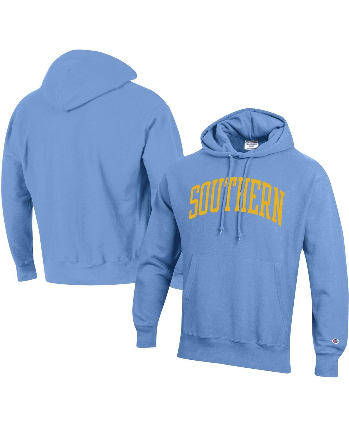 CHAMPION MEN'S CHAMPION BLUE SOUTHERN UNIVERSITY JAGUARS TALL ARCH PULLOVER HOODIE