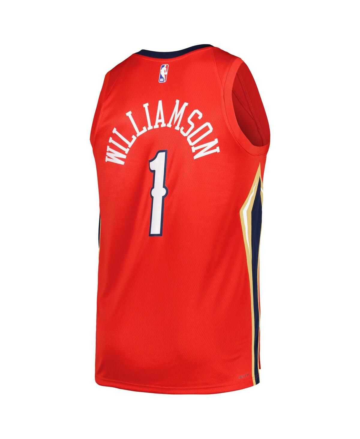 Men's Jordan Zion WilliamsonNew Orleans Pelicans Swingman Player Jersey - Statement Edition - Red