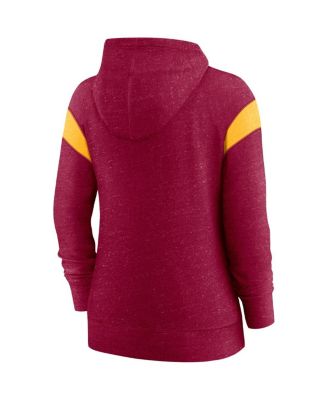 Women's Burgundy, Gold Washington Commanders Monaco Lightweight Full-Zip Hoodie
