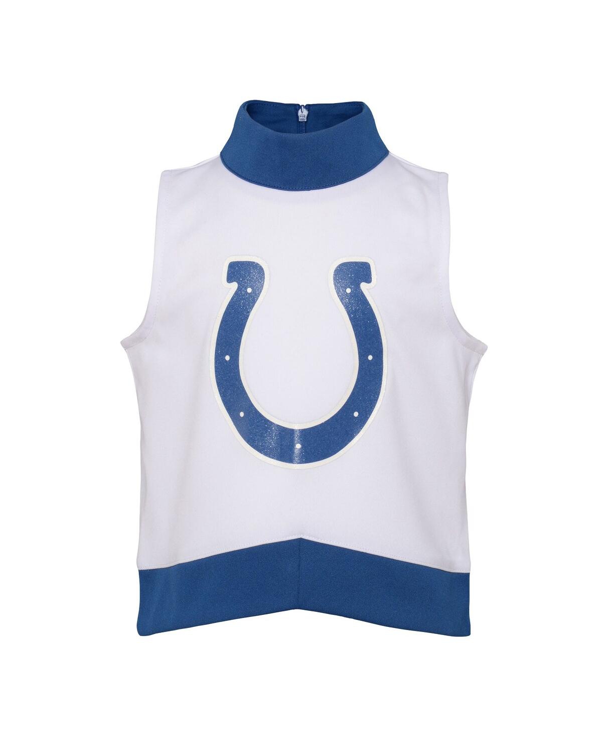 Shop Outerstuff Big Girls White Indianapolis Colts Junior Camp Cheer Dress