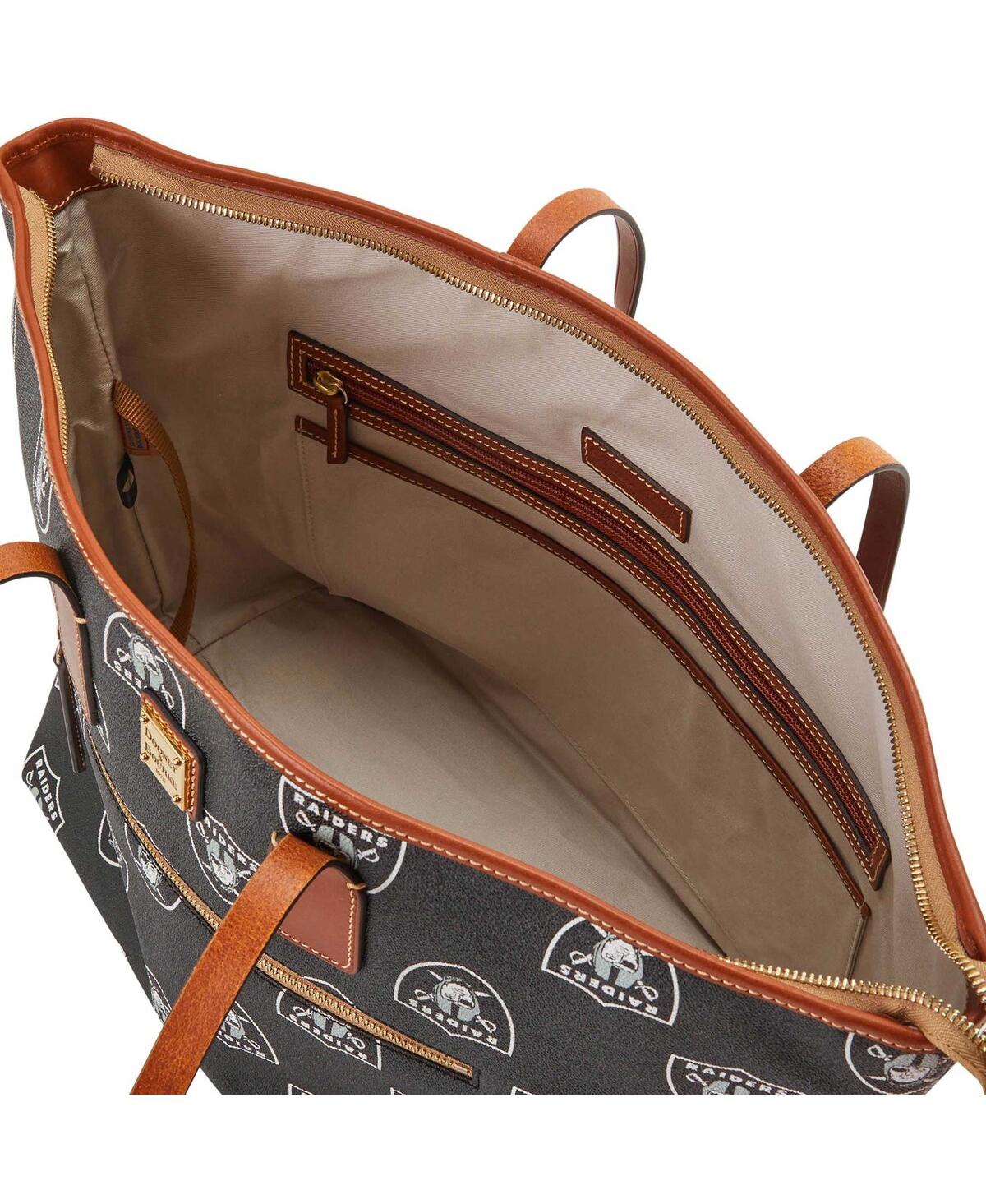 Women's Dooney & Bourke Las Vegas Raiders Sporty Monogram Zip Tote Bag