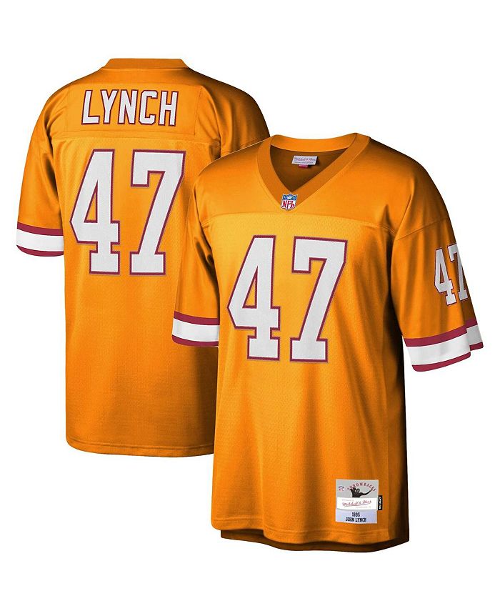 Mitchell & Ness Men's John Lynch Orange Tampa Bay Buccaneers Big and ...