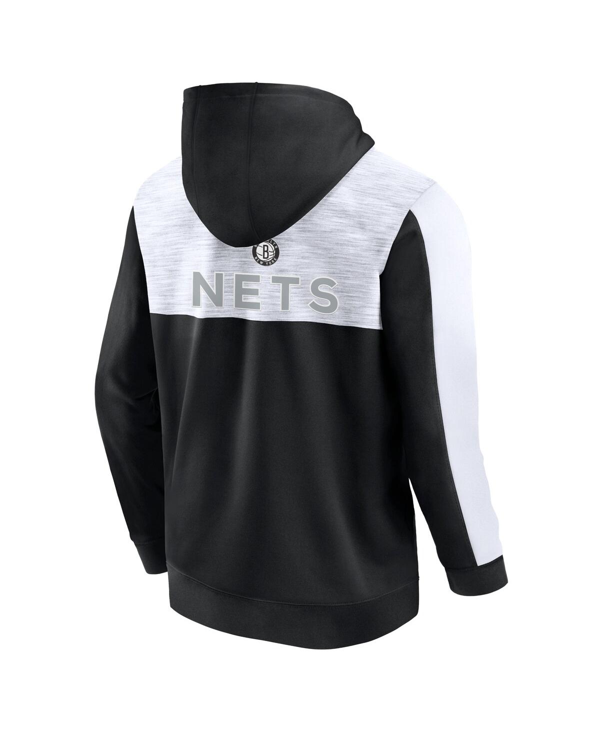 Men's FanaticsBrooklyn Nets Rainbow Shot Full-Zip Hoodie - Black