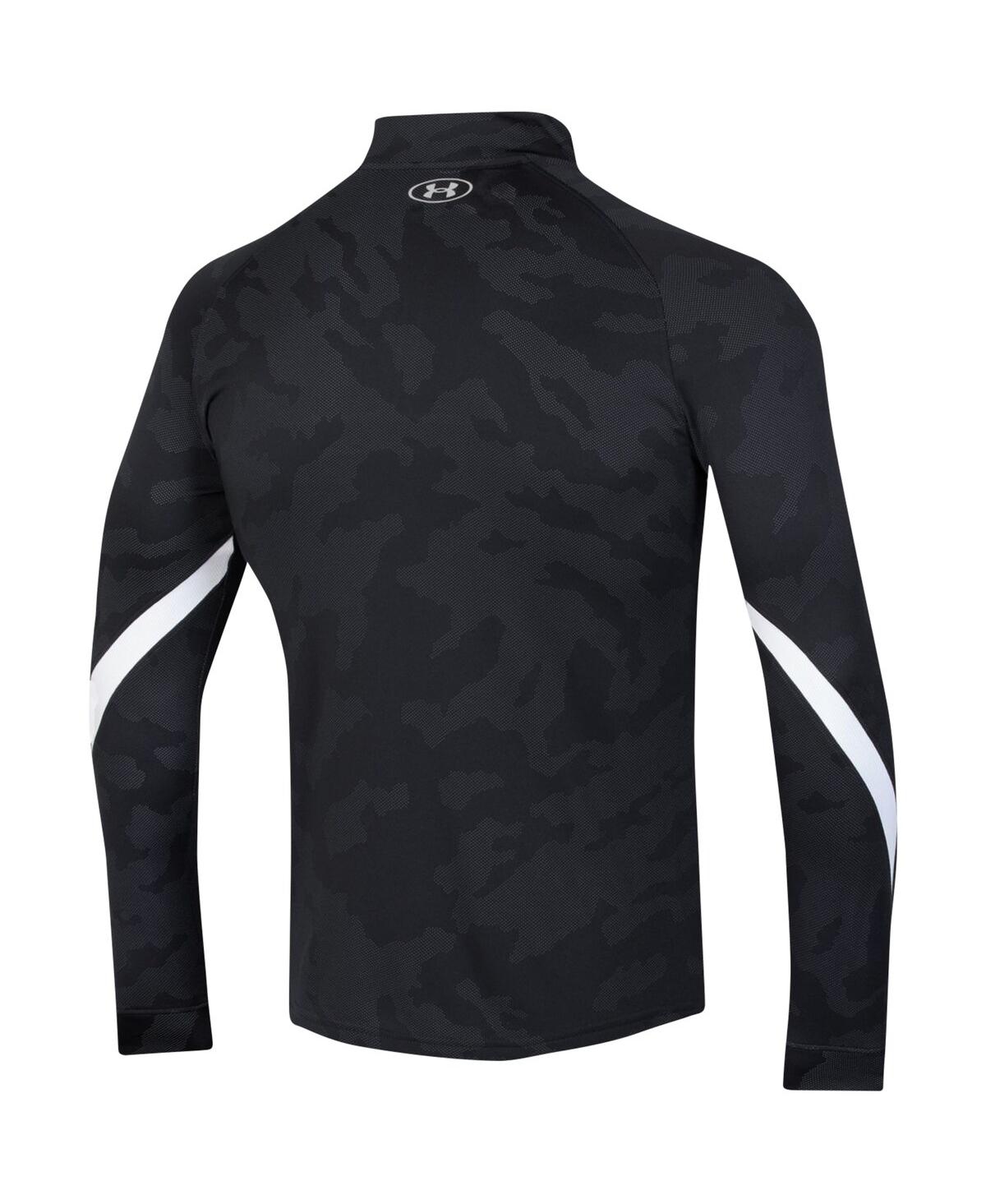 Men's Under ArmourMaryland Terrapins Game Day Camo Raglan Quarter-Zip Top - Black
