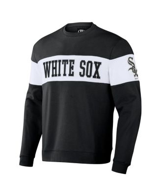 Men's Darius Rucker Collection by Black Chicago White Sox Stripe Pullover Sweatshirt