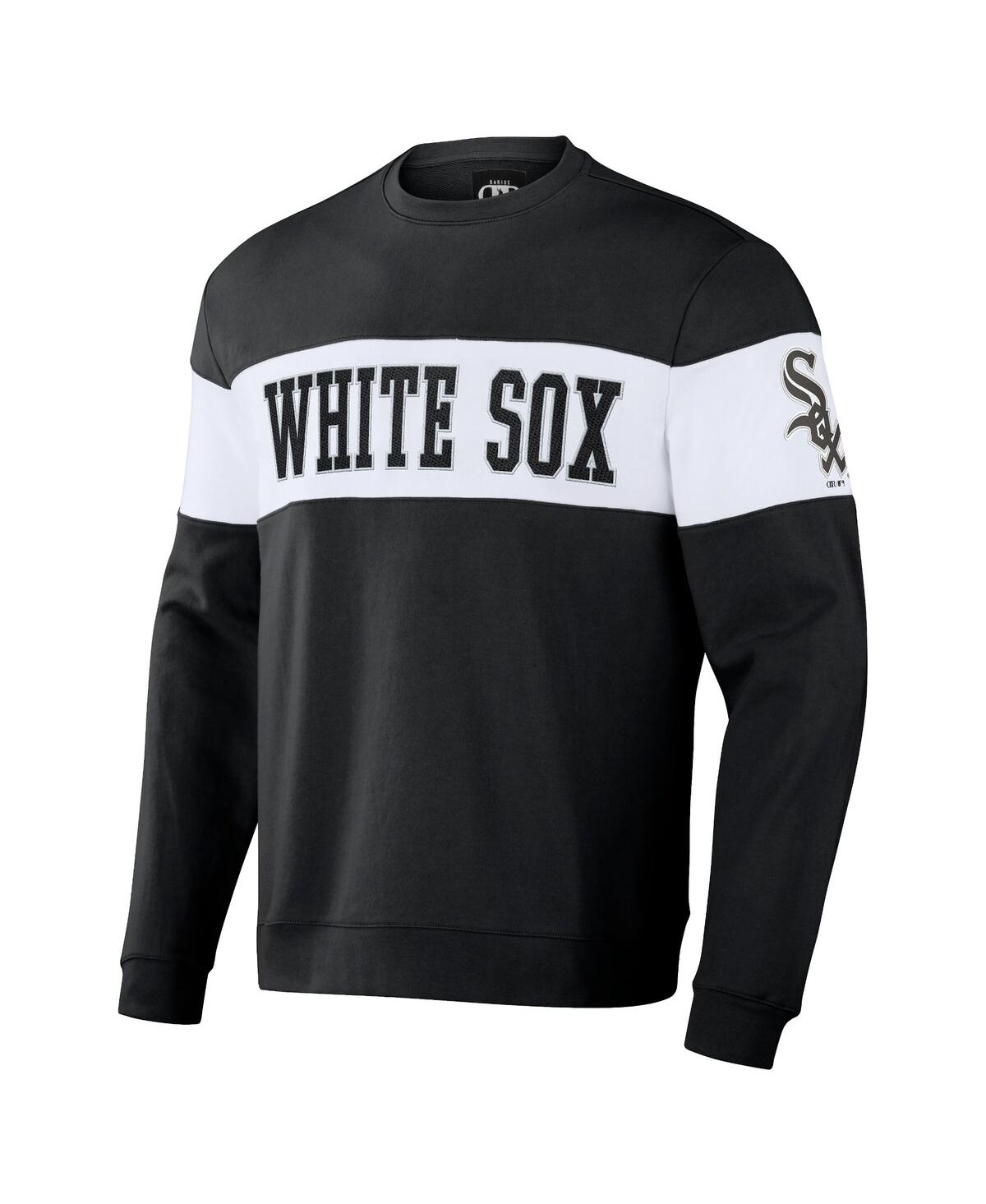 Shop Fanatics Men's Darius Rucker Collection By  Black Chicago White Sox Stripe Pullover Sweatshirt