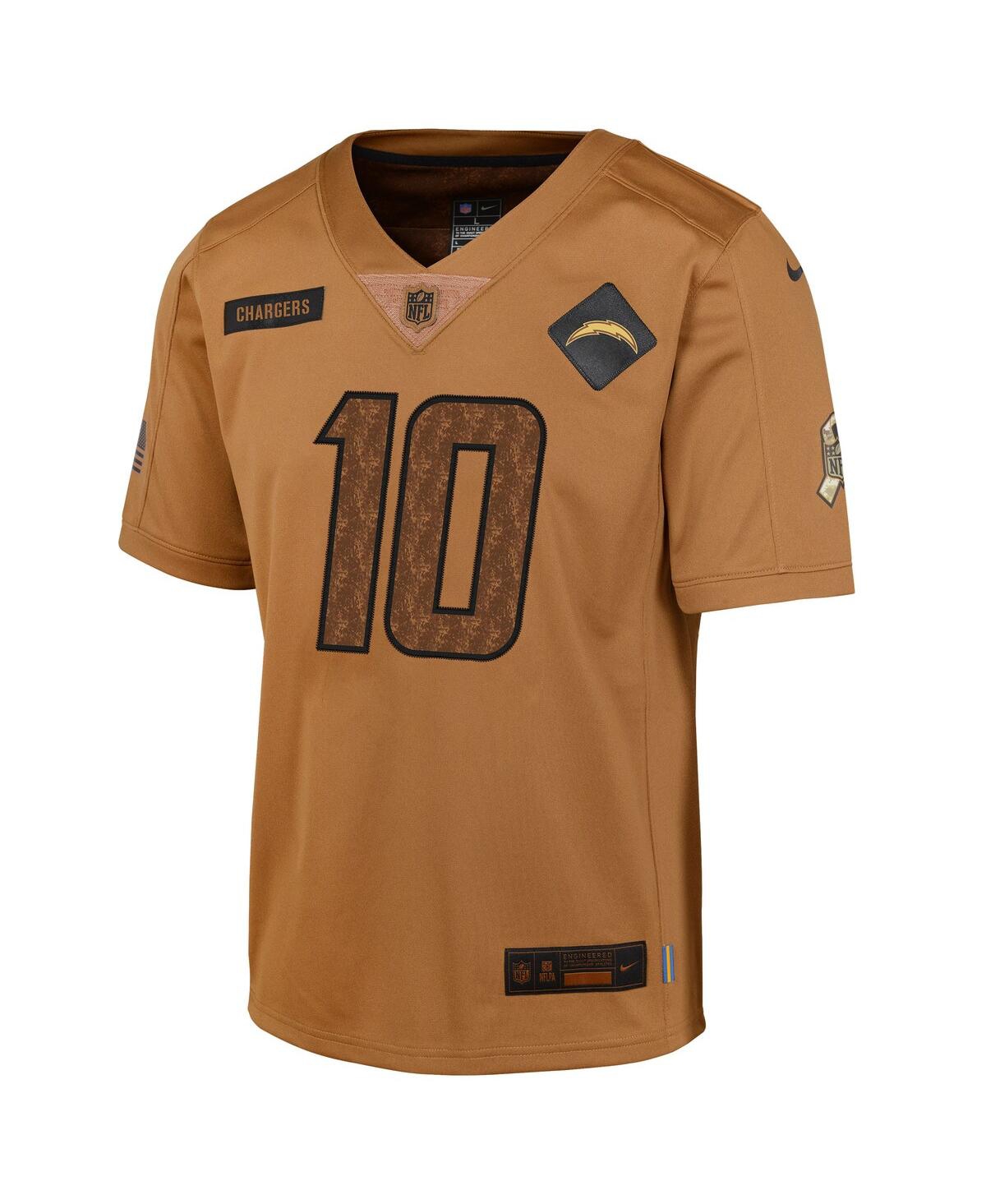 Big Boys Nike Justin HerbertLos Angeles Chargers 2023 Salute To Service Limited Jersey - Brown
