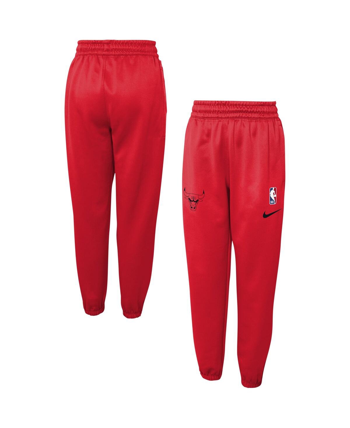 Shop Nike Big Boys  Red Chicago Bulls Spotlight Performance Pants