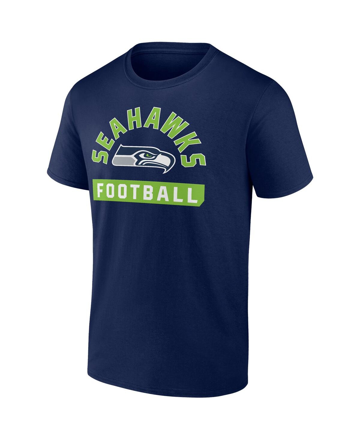 Men's Fanatics College White Seattle Seahawks Two-Pack 2023 Schedule T-shirt Combo Set - White