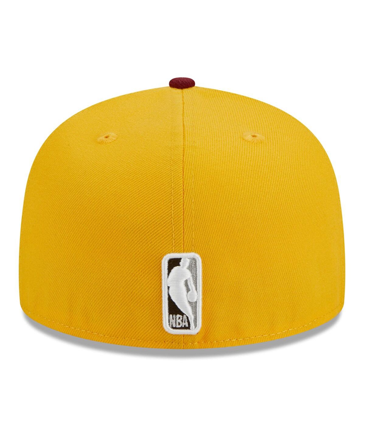 Men's New Era Red Chicago Bulls Fall Leaves 2-Tone 59FIFTY Fitted Hat - Red