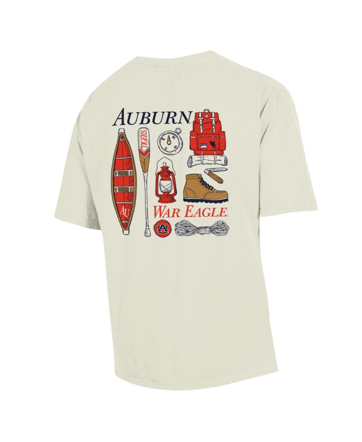 Shop Comfortwash Men's  Cream Auburn Tigers Camping Trip T-shirt