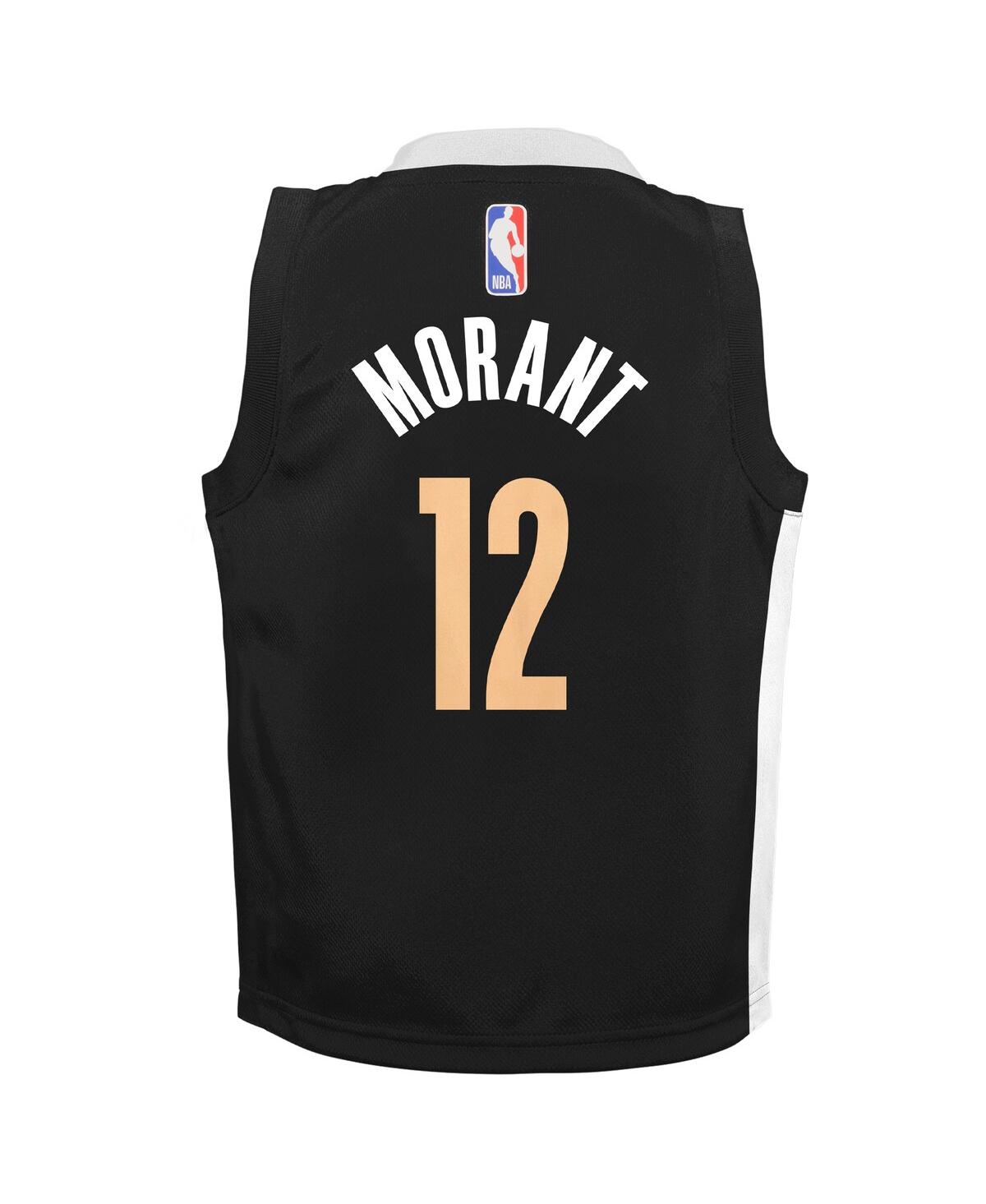 Preschool Boys and Girls Nike Ja MorantMemphis Grizzlies 2023/24 Swingman Replica Jersey - City Edition - Black