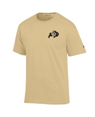 Men's Gold Colorado Buffaloes Team Stack 2-Hit T-shirt