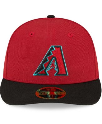 Men's Red, Black Arizona Diamondbacks Home Authentic Collection On-Field Low Profile 59FIFTY Fitted Hat