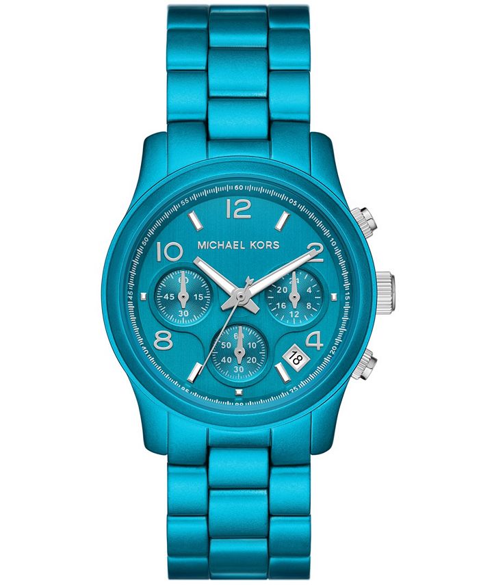 Blue michael clearance kors watch women's